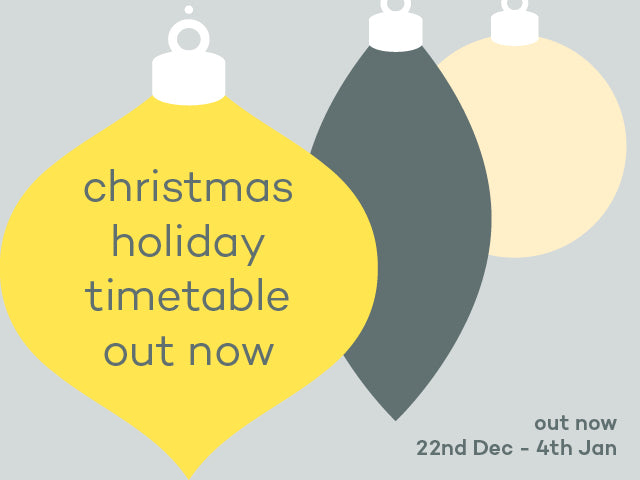 Christmas Holiday Opening Hours and Timetables