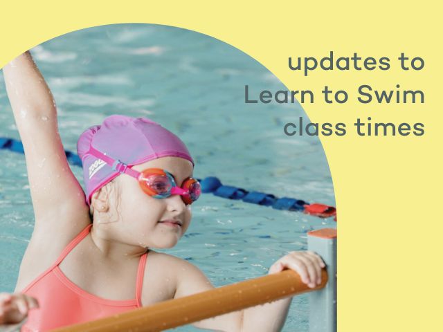 Learn to Swim class time changes