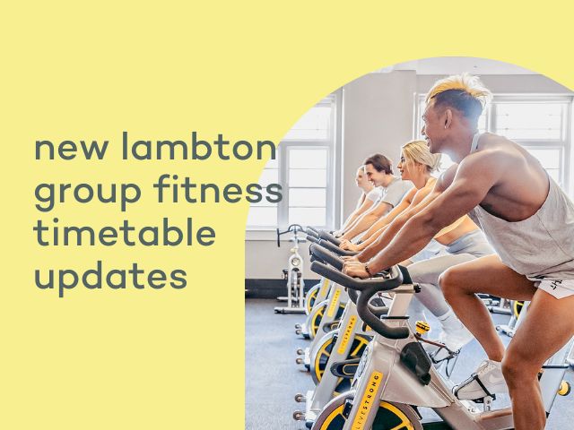 updates to the New Lambton Group Fitness timetable